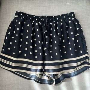 Anthropologie Smocked Abstract Joggers - Pink